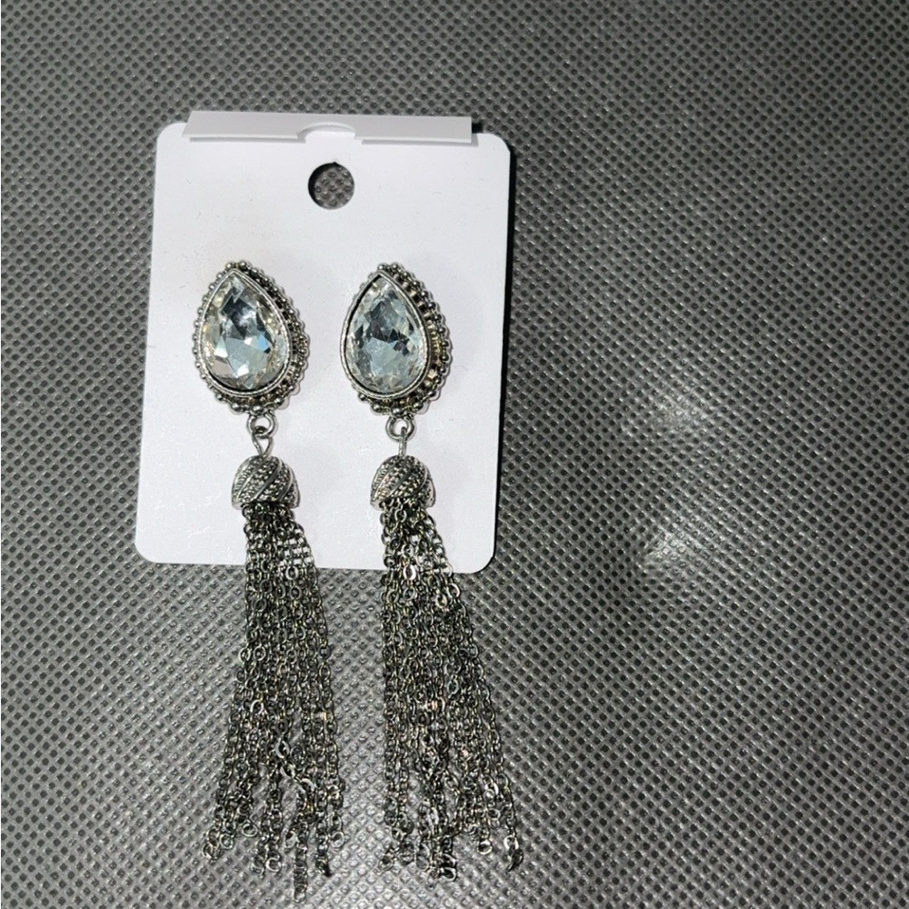 Elegant Silver Dangle Earrings